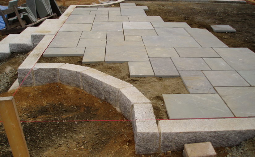 Bluestone Patio Installation